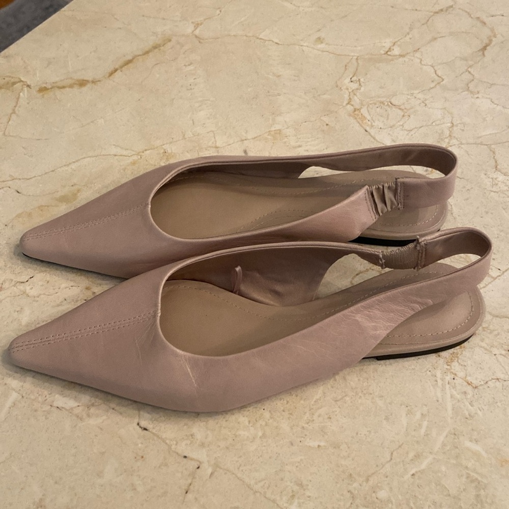 Brand New Zara slingback flats